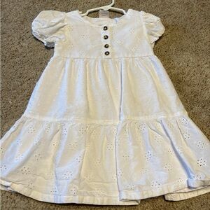 Little girls white dress